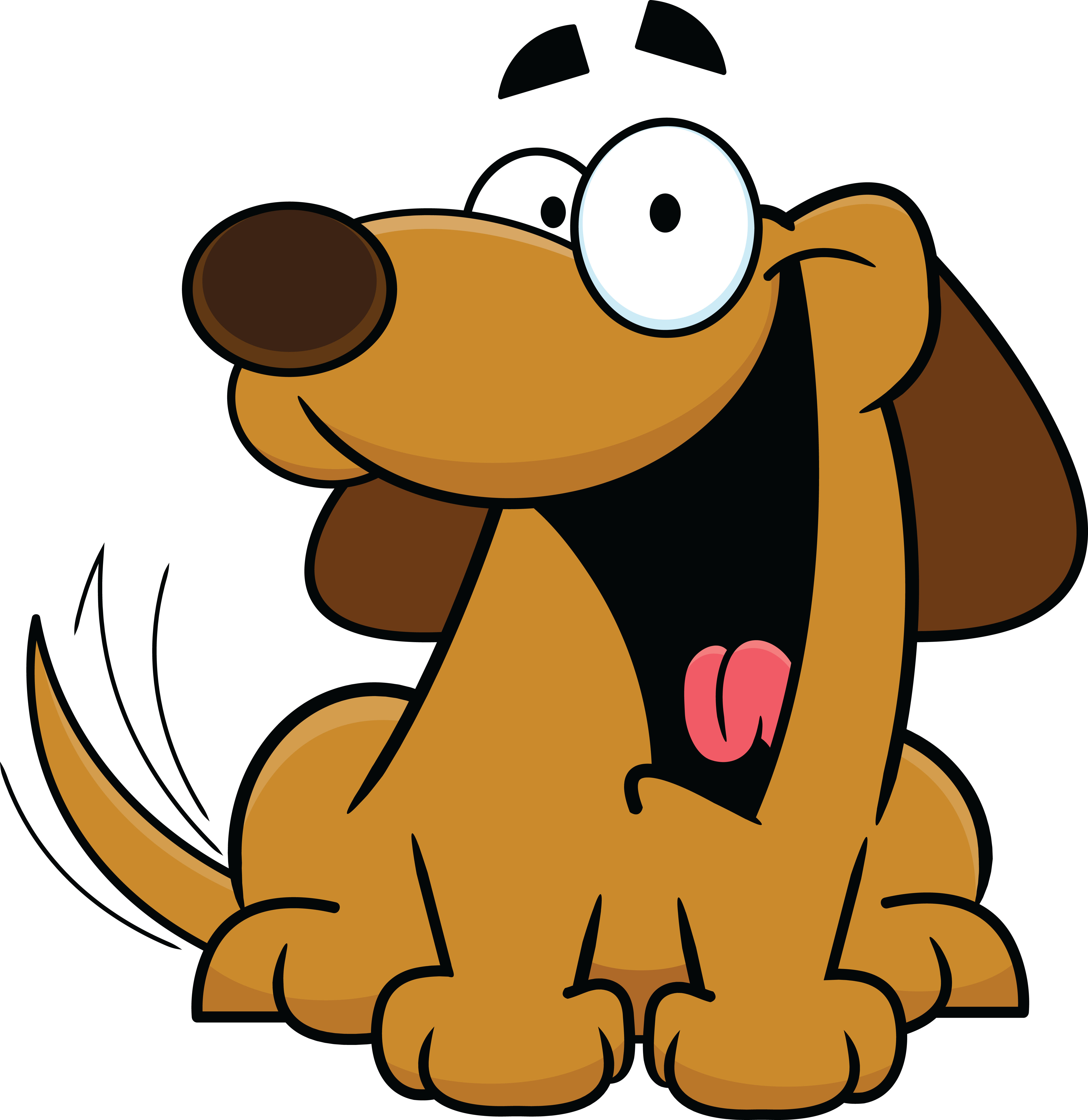 animated clipart dog wagging tail - photo #6